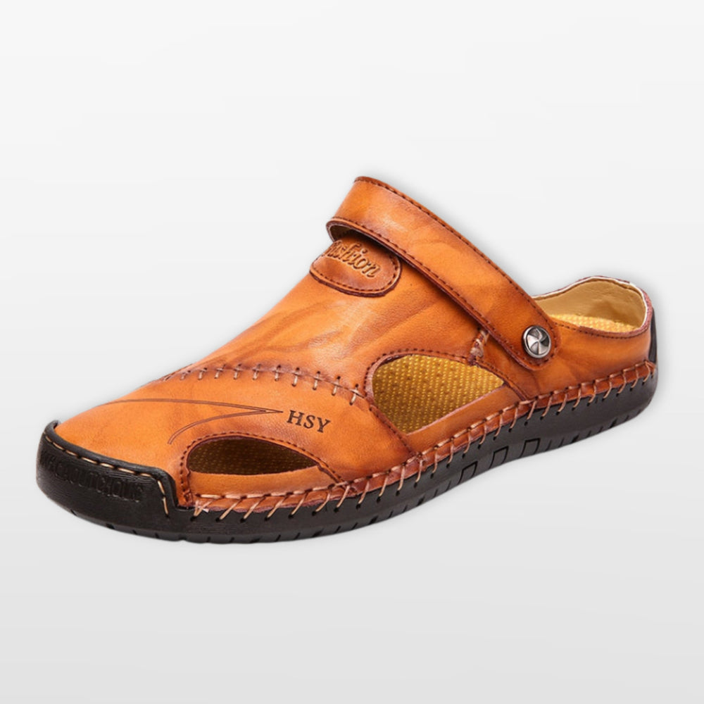 Herren Ledersandalen Geschlossen Atmungsaktiv - Image 2