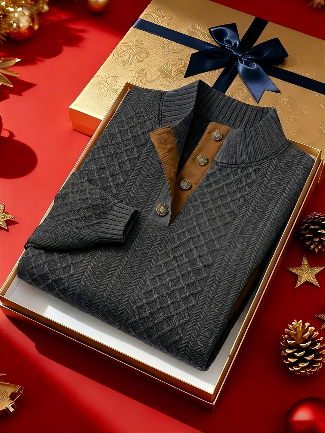 Rowland | Pullover mit Struktur und Stehkragen - Image 15