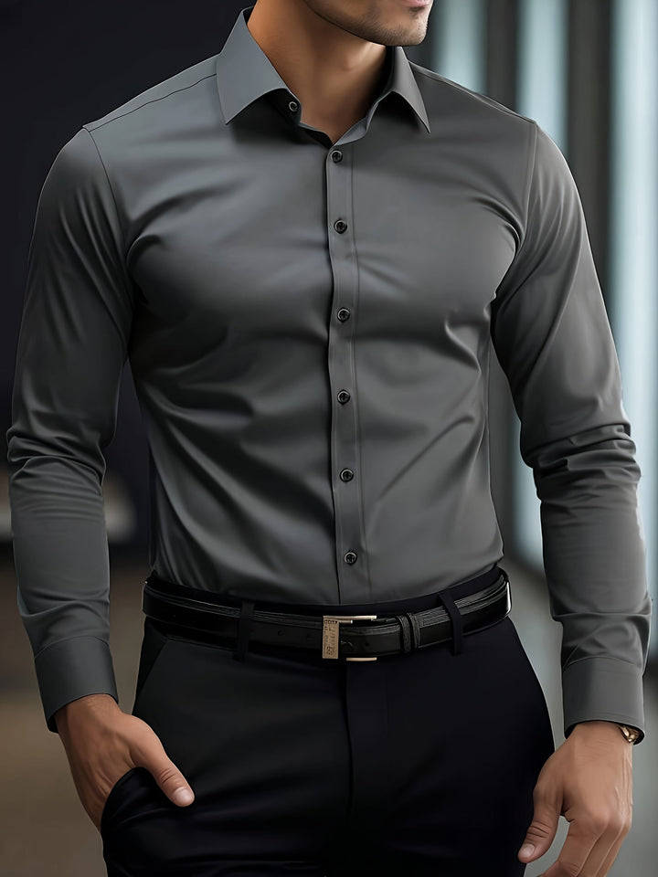 Leon | Raffiniertes Langarm-Businesshemd - Image 11