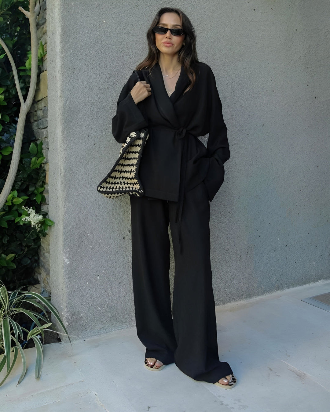 Meralyn – Zweiteiliges Leinen Set