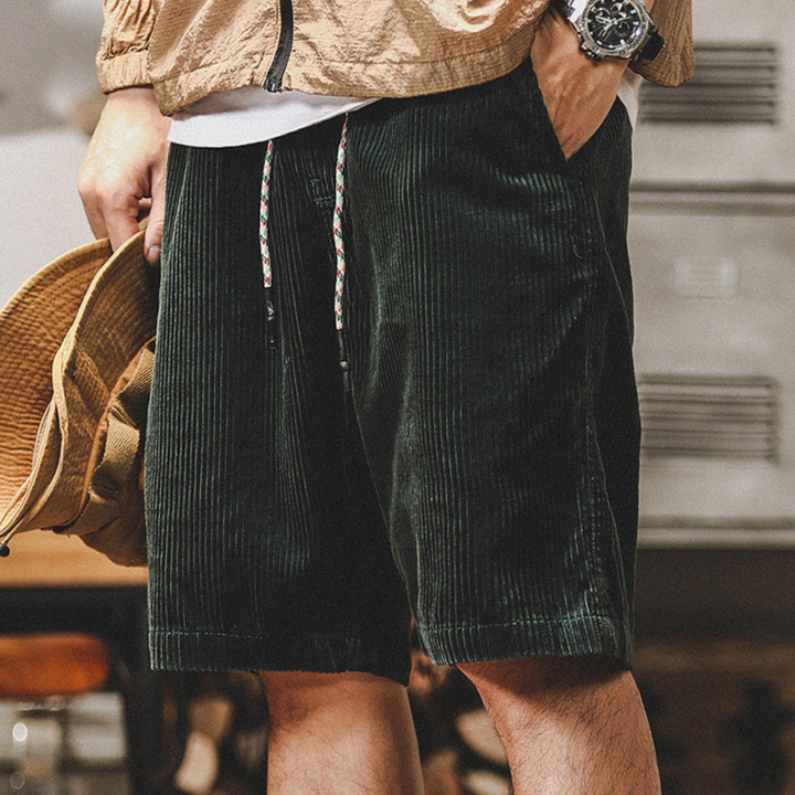 Bellvaro - Herren Cord Shorts Mit Tunnelzug
