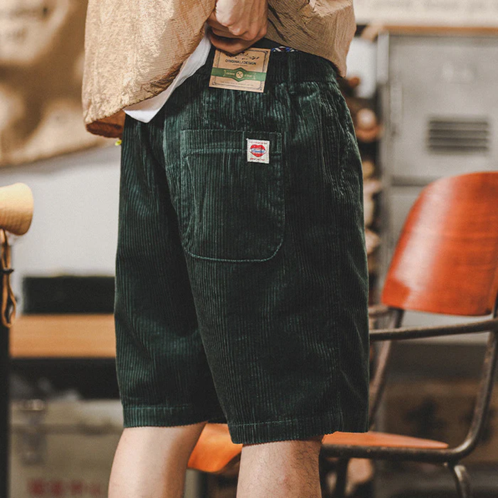 Bellvaro - Herren Cord Shorts Mit Tunnelzug