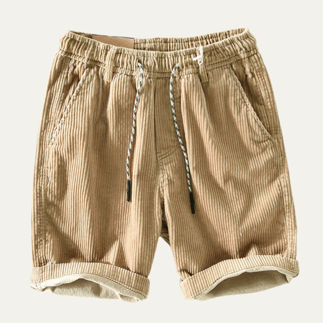 Bellvaro - Herren Cord Shorts Mit Tunnelzug