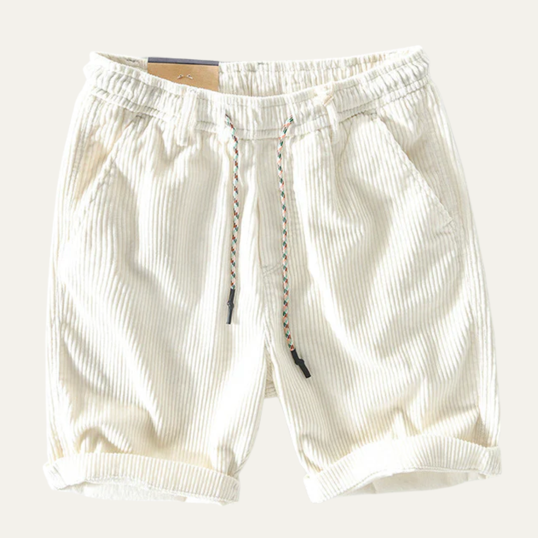 Bellvaro - Herren Cord Shorts Mit Tunnelzug