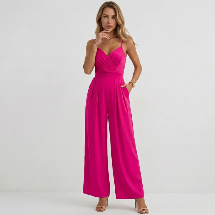 Modélira – Jumpsuit mit hoher Taille und Spaghettiträgern für Damen