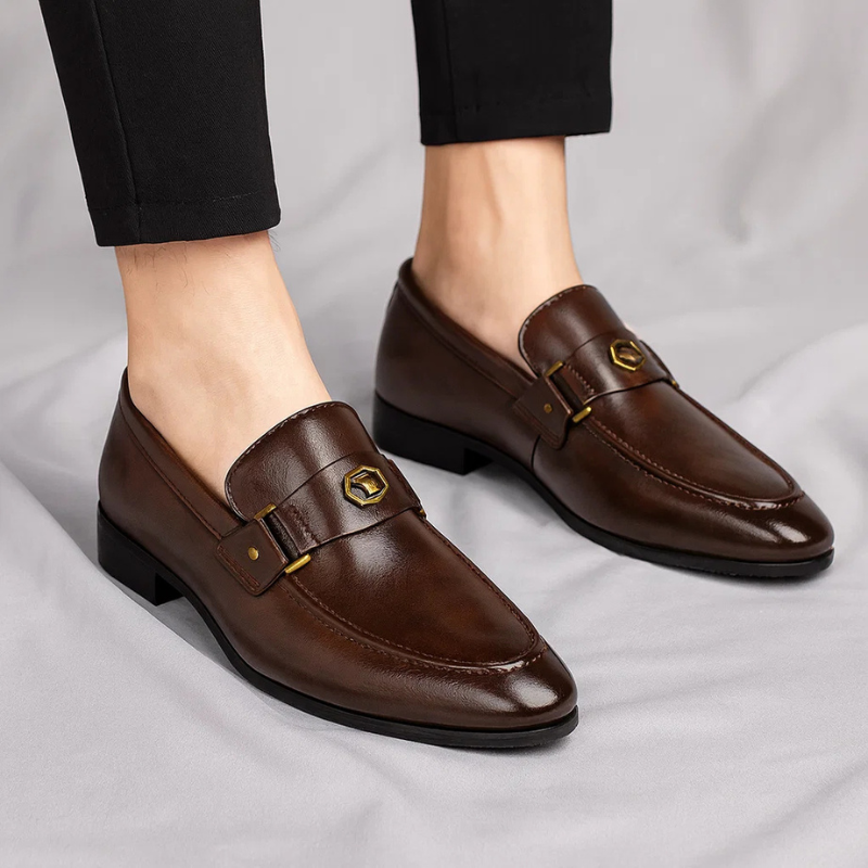 Lusavio - Italienische Leder Loafer