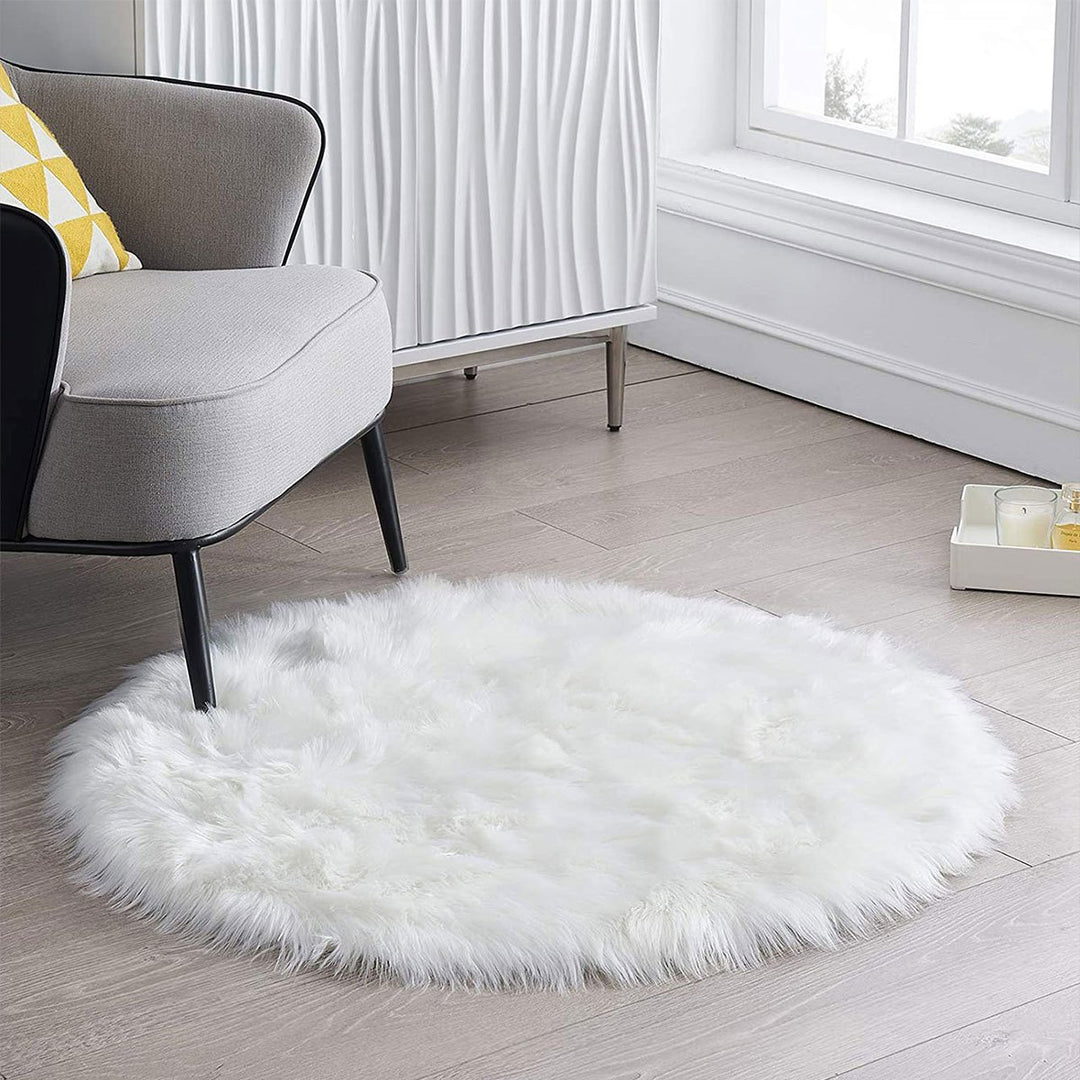 Runder Teppich | Flauschig, Plüschig & Dekorativ