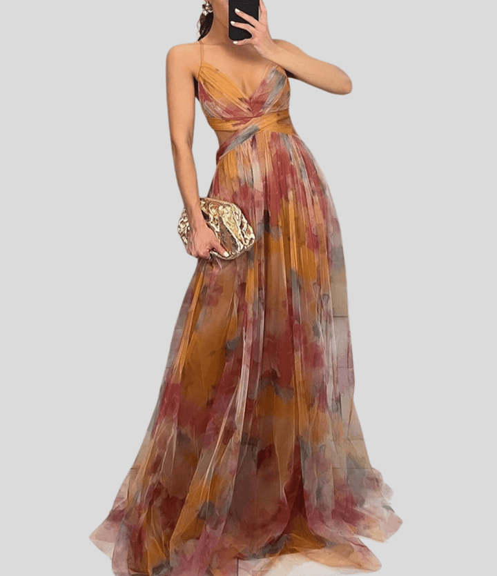 Carovelle - Florales Maxi Kleid