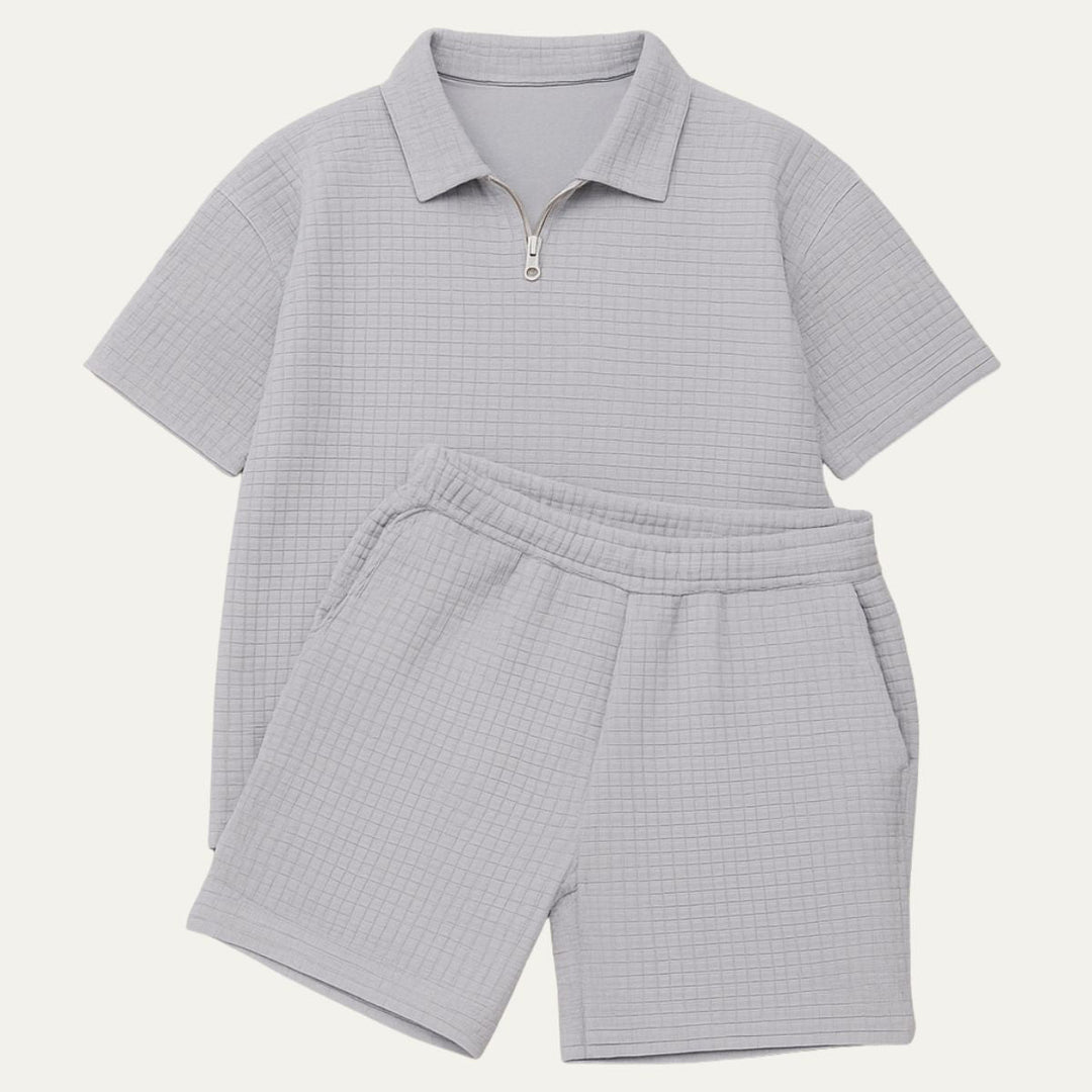 Redvano - Herren Polo Set Mit Shorts