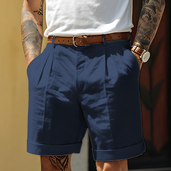 Henvaro - Leinen Shorts Herren