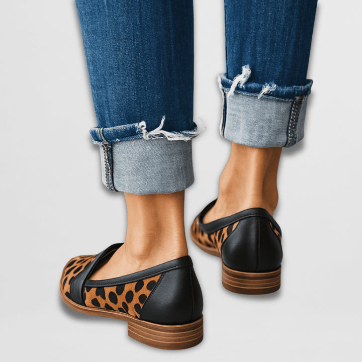 Magdalena | Damen Frühlings Spitz Zulaufende Wildleder Loafer - Image 5
