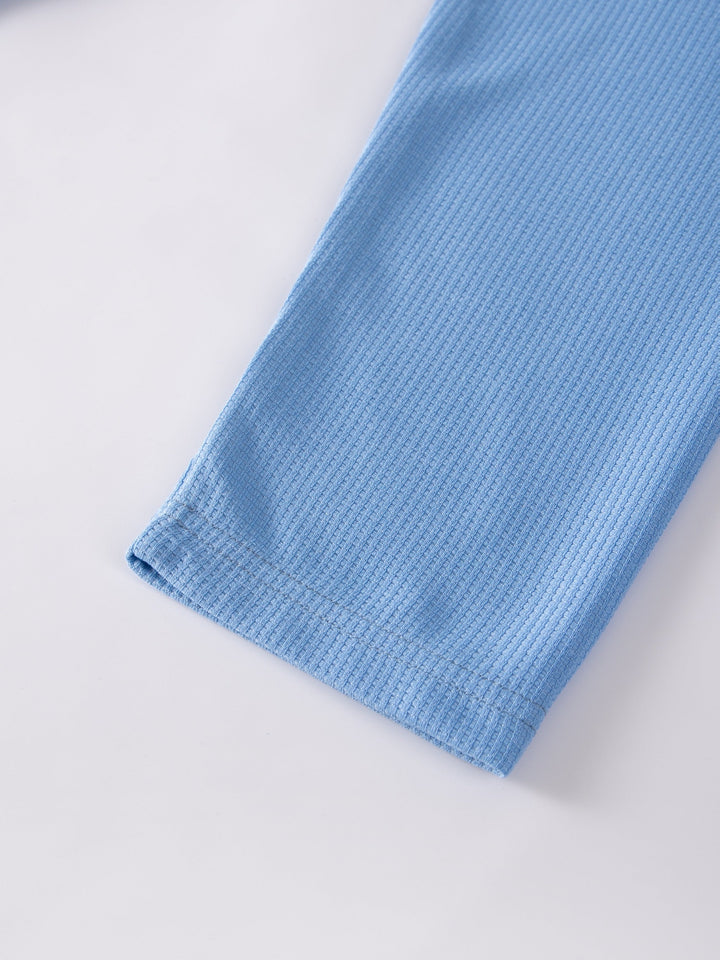 Frederick | Langarmshirt aus strukturiertem Waffelstrick - Image 22