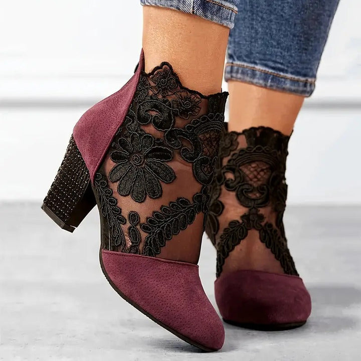 Charlisse - Damen Weiße High Heels