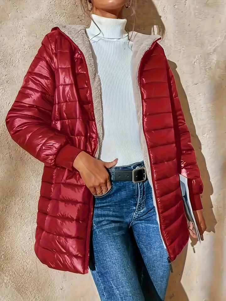 Cora | Lang geschnittener Mantel mit kuscheligem Innenfutter - Image 8