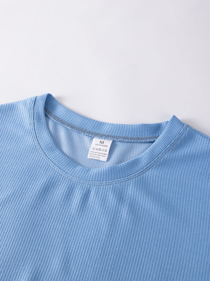 Frederick | Langarmshirt aus strukturiertem Waffelstrick - Image 18