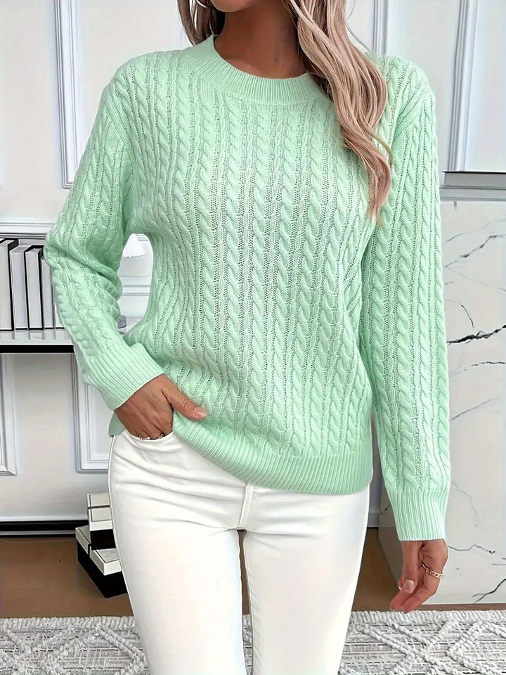 GEMÜTLICHER RUNDHALSPULLOVER FÜR DAMEN - Image 9