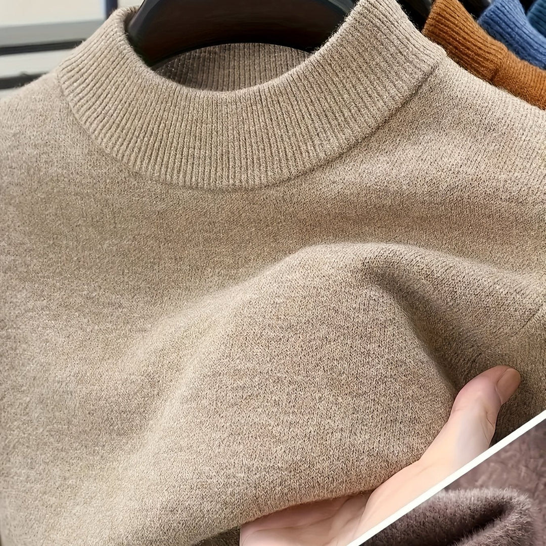 Cedric | Gemütlicher Mock-Neck-Pullover