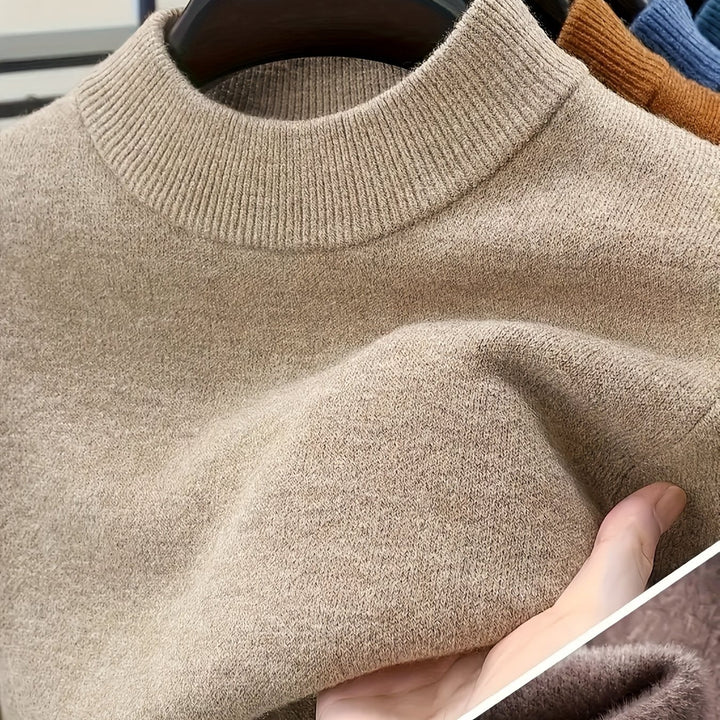 Cedric | Gemütlicher Mock-Neck-Pullover