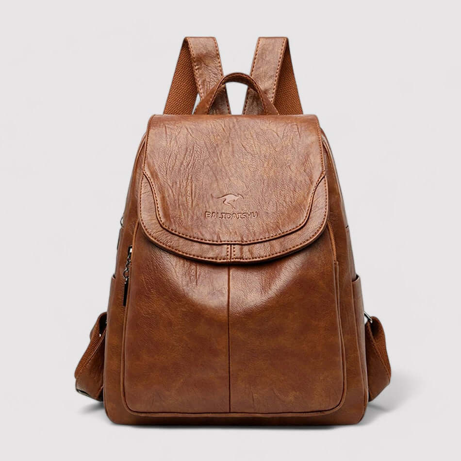 Velmora - Sicherer Leder Rucksack