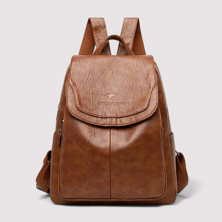 Velmora - Sicherer Leder Rucksack
