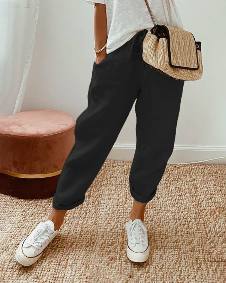 Helga | Stilvolle Freizeit-Leinenhose - Image 2