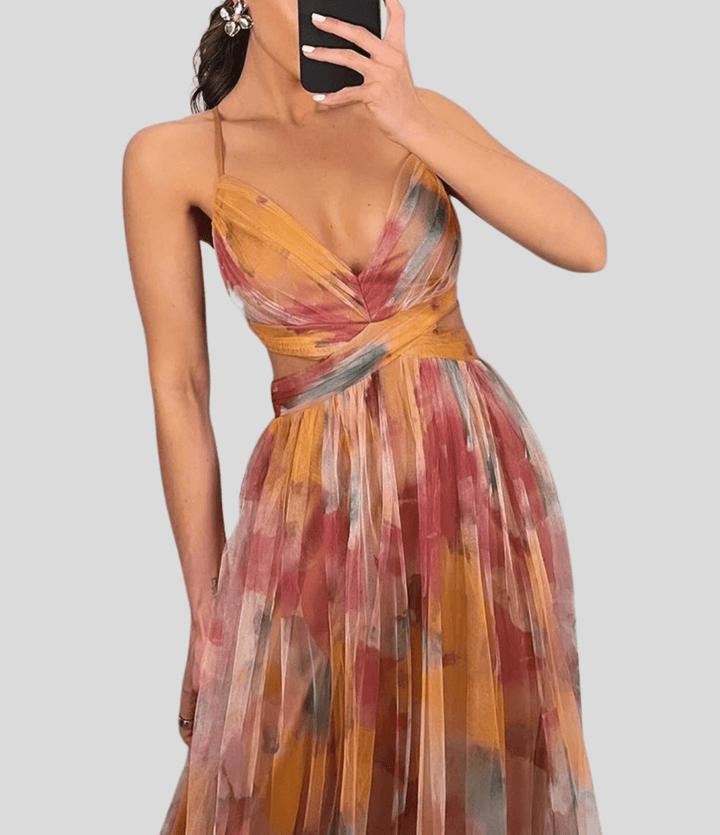 Carovelle - Florales Maxi Kleid