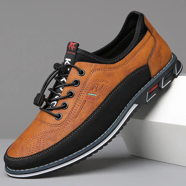 Herren Oxford Schuhe Leder Klassische Business Schnürschuhe