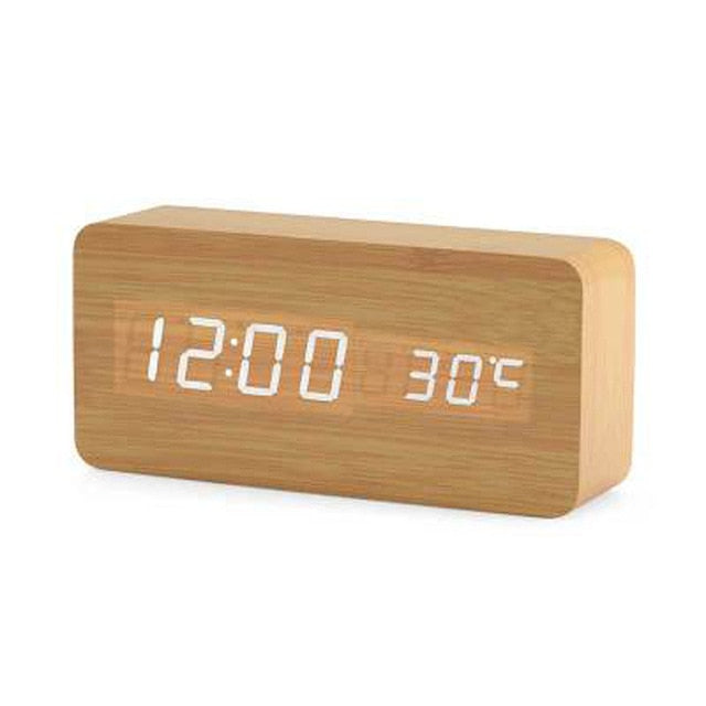 LED table clock | Time & temperature display