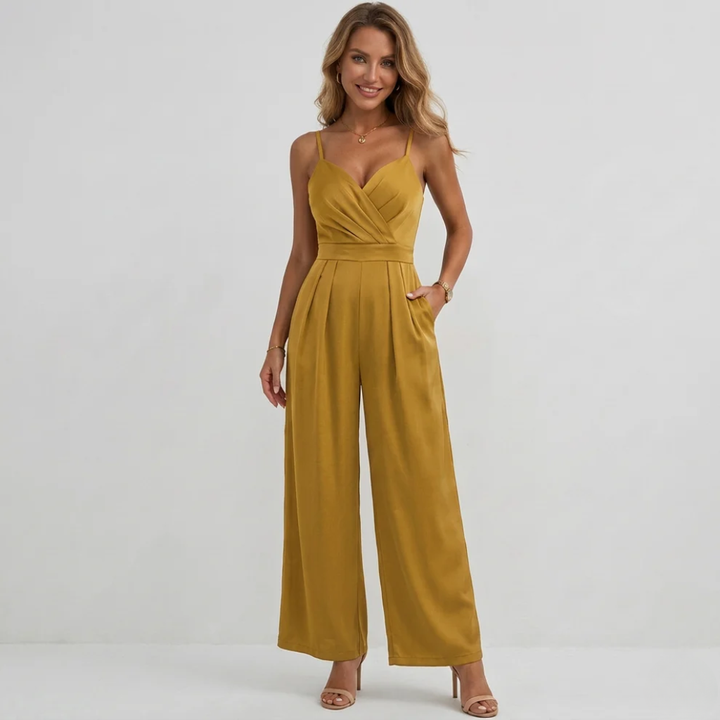 Modélira – Jumpsuit mit hoher Taille und Spaghettiträgern für Damen