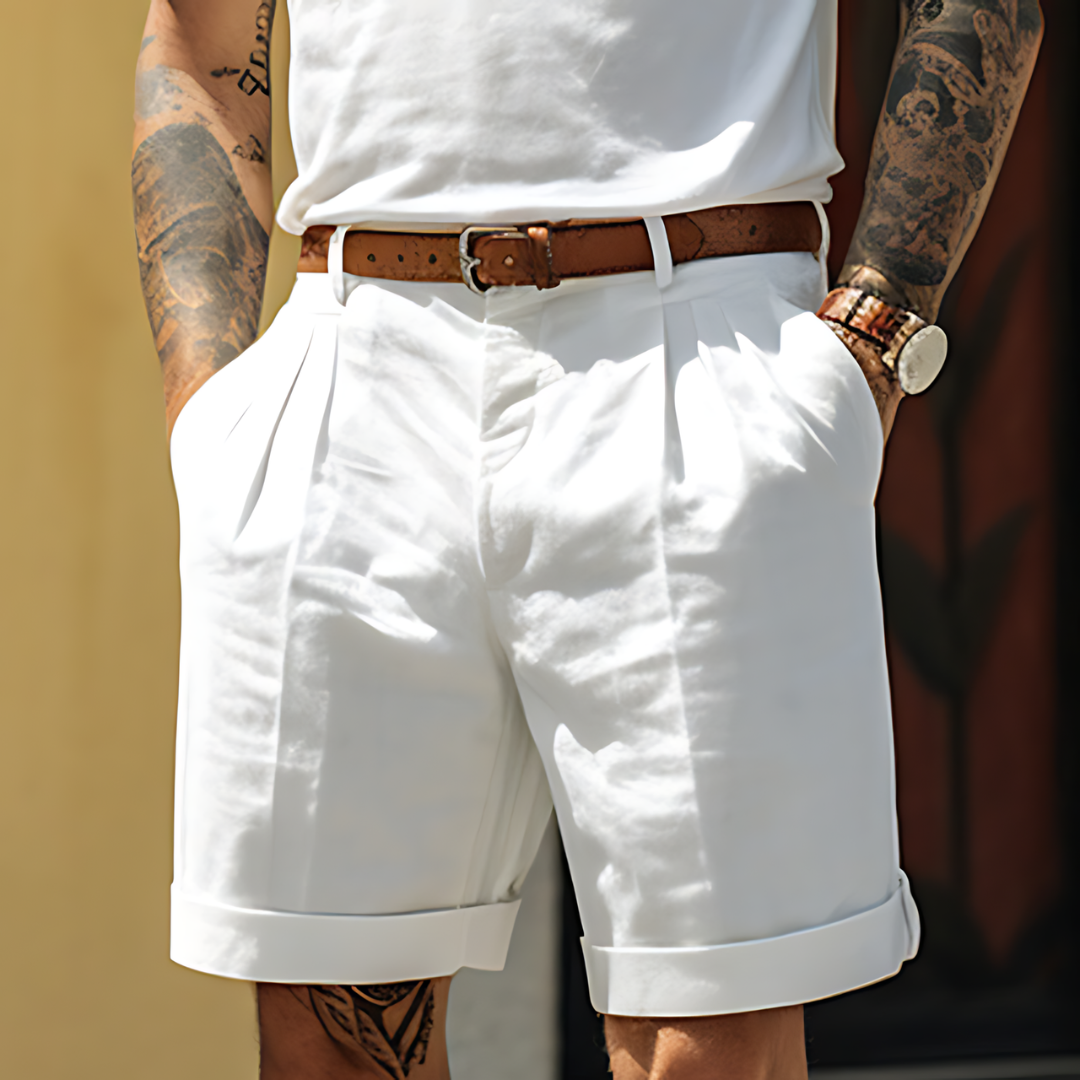 Henvaro - Leinen Shorts Herren