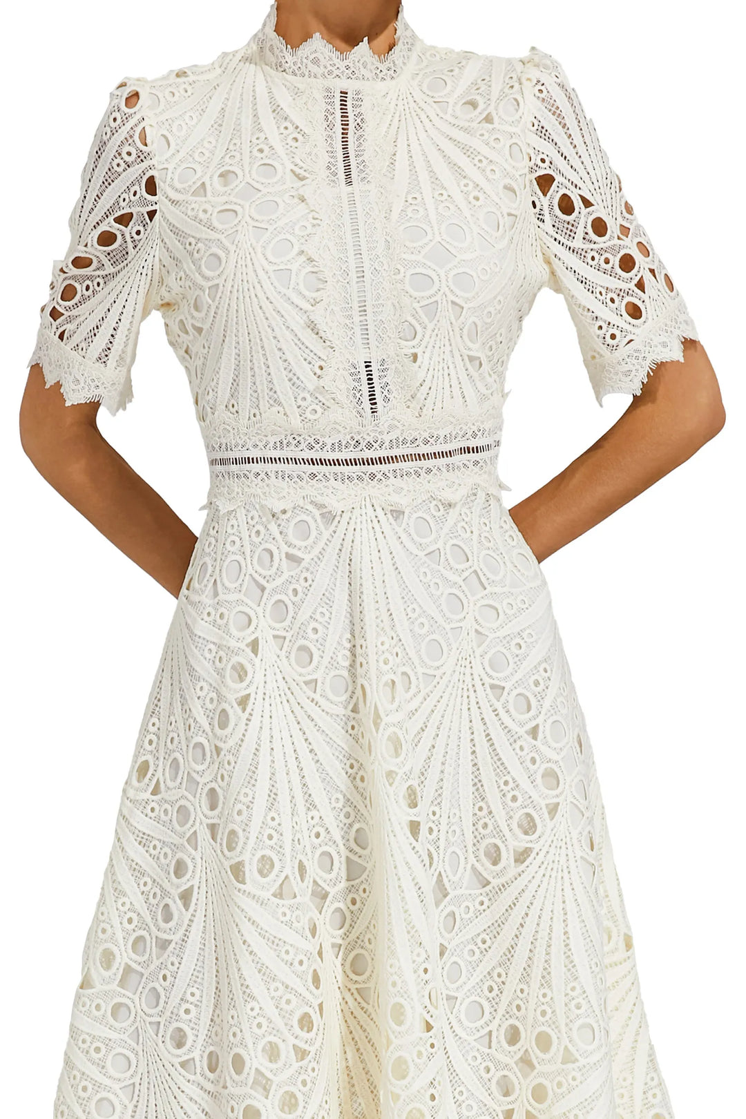 Avarelle - Midi Kleid Mit Strukturdesign
