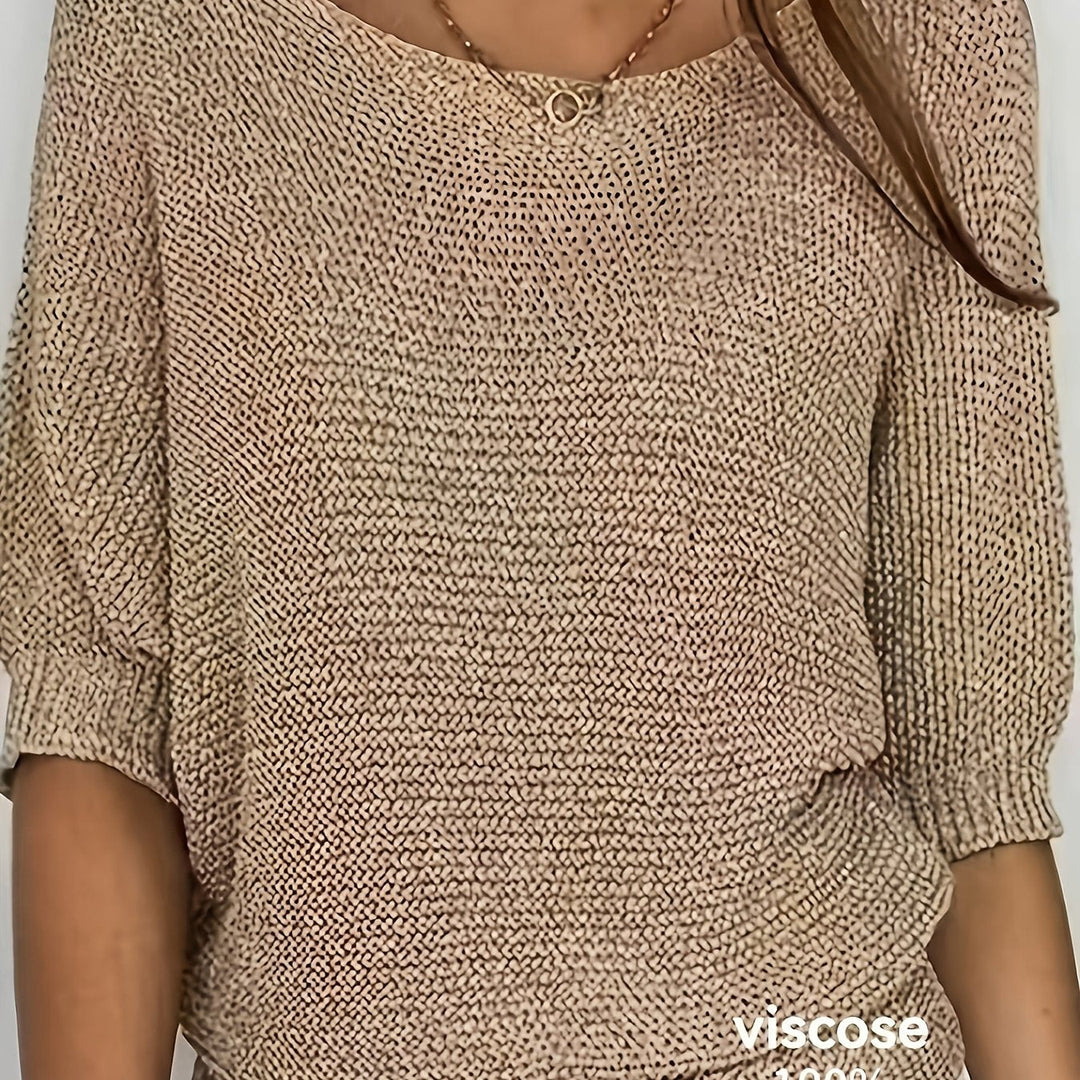 Camilla | Lockerer Strickpullover