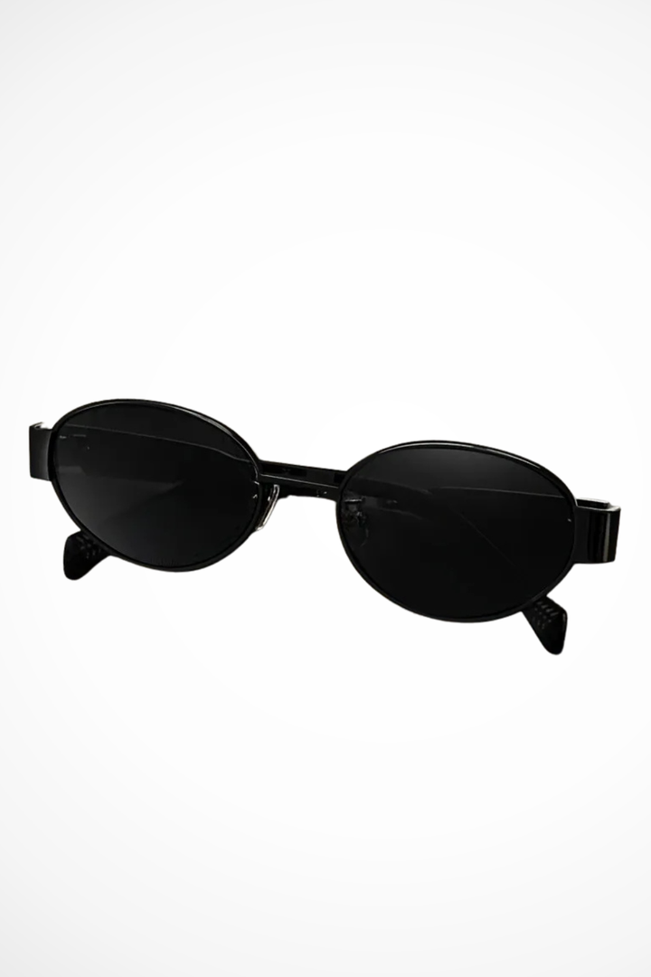 Clarivelle - Ovale Damen Sonnenbrille Metallrahmen