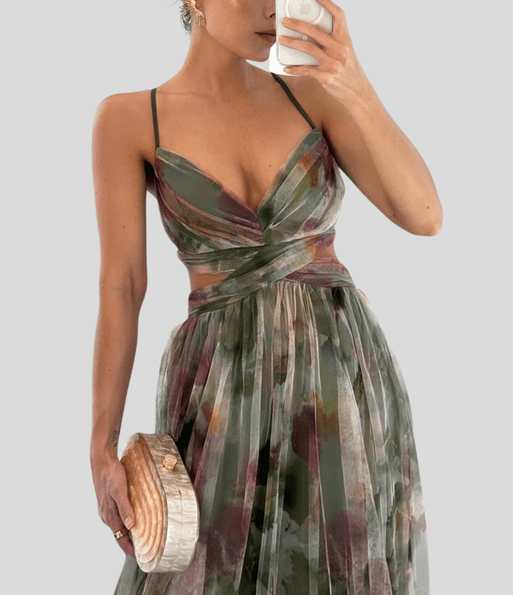 Carovelle - Florales Maxi Kleid