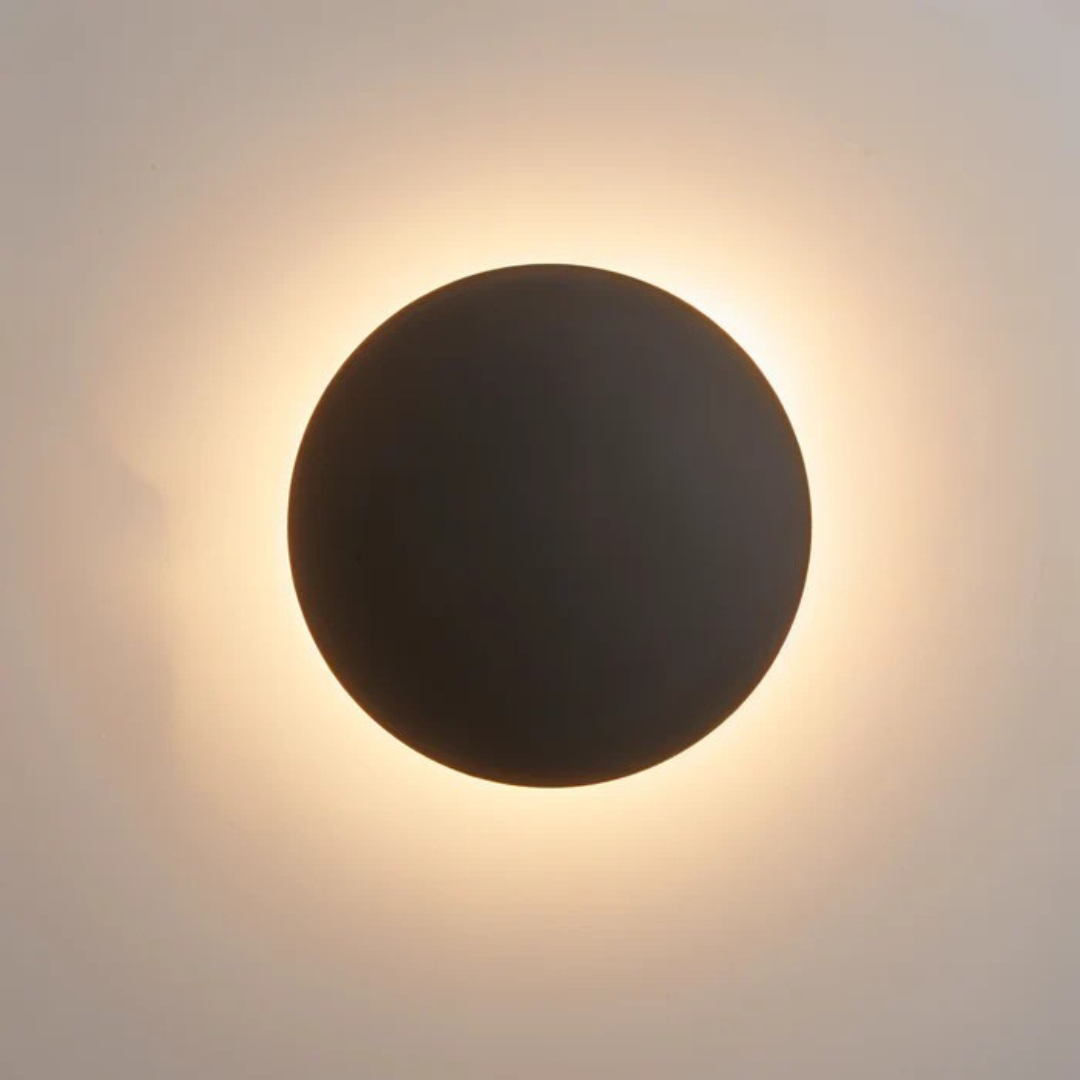 Runde LED-Wandleuchte | Modernes Wanddesign für Wohnräume