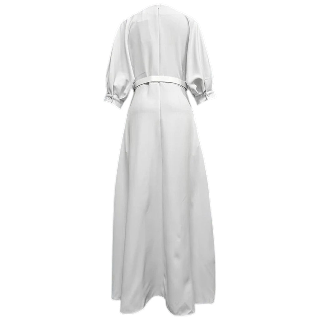 Damen Maxikleid A-Linie Kurzarm - Image 5