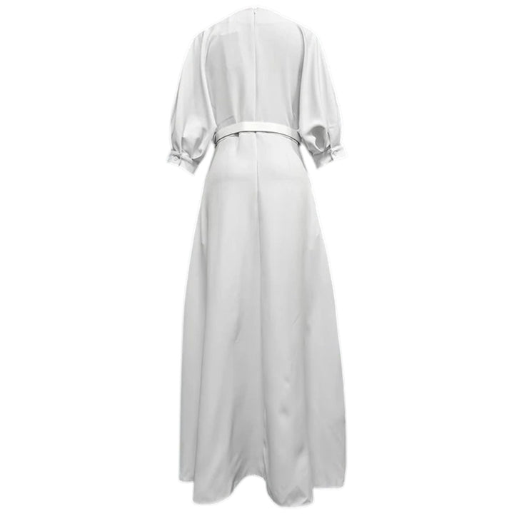 Damen Maxikleid A-Linie Kurzarm - Image 5