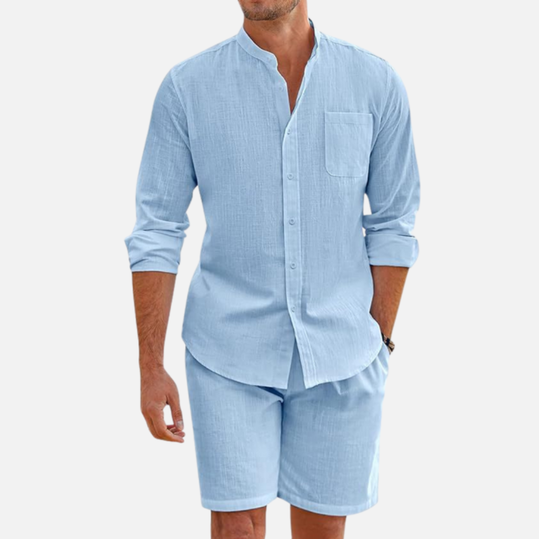 Charlie - Leinen Sommer Set Herren