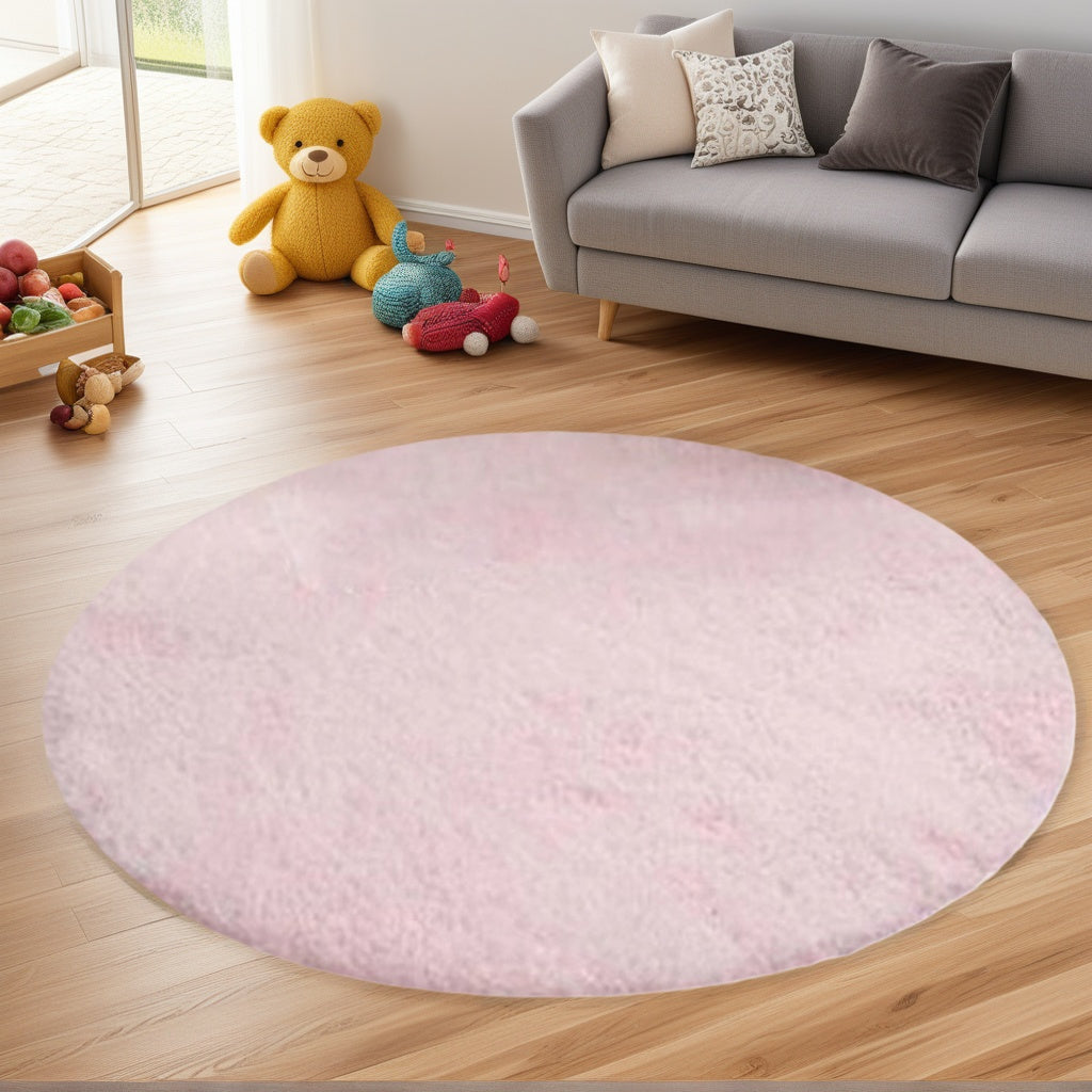 Runder Teppich | Mehrfarbiger