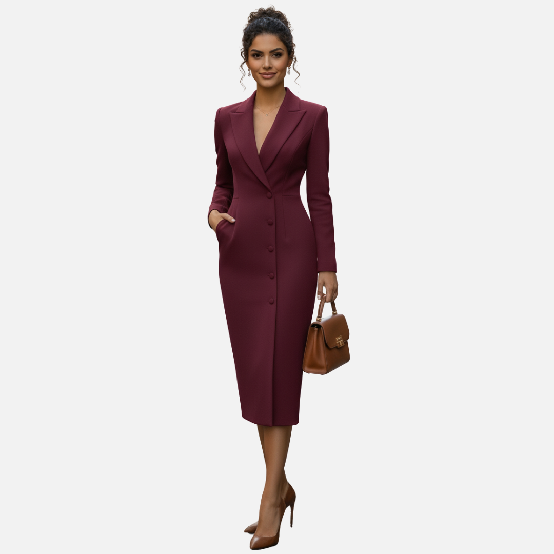 Jada - Elegantes Blazer Midikleid
