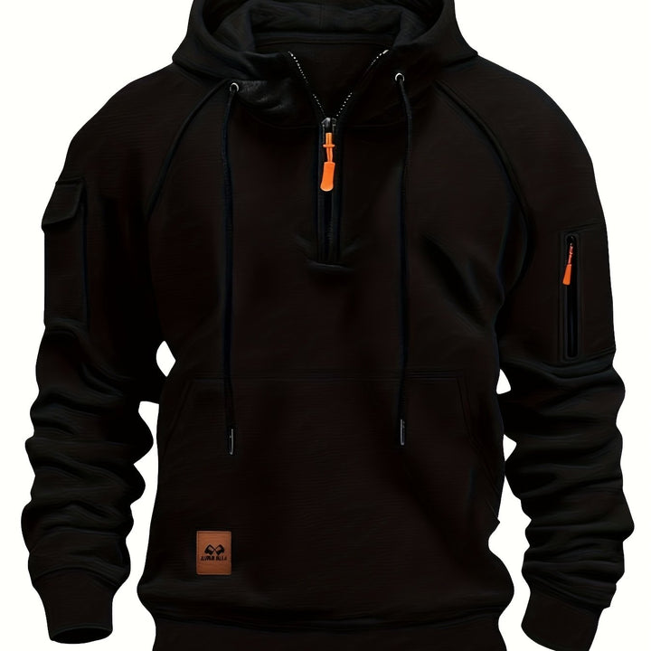 Colton | Robuster Quarter-Zip Kapuzenpullover