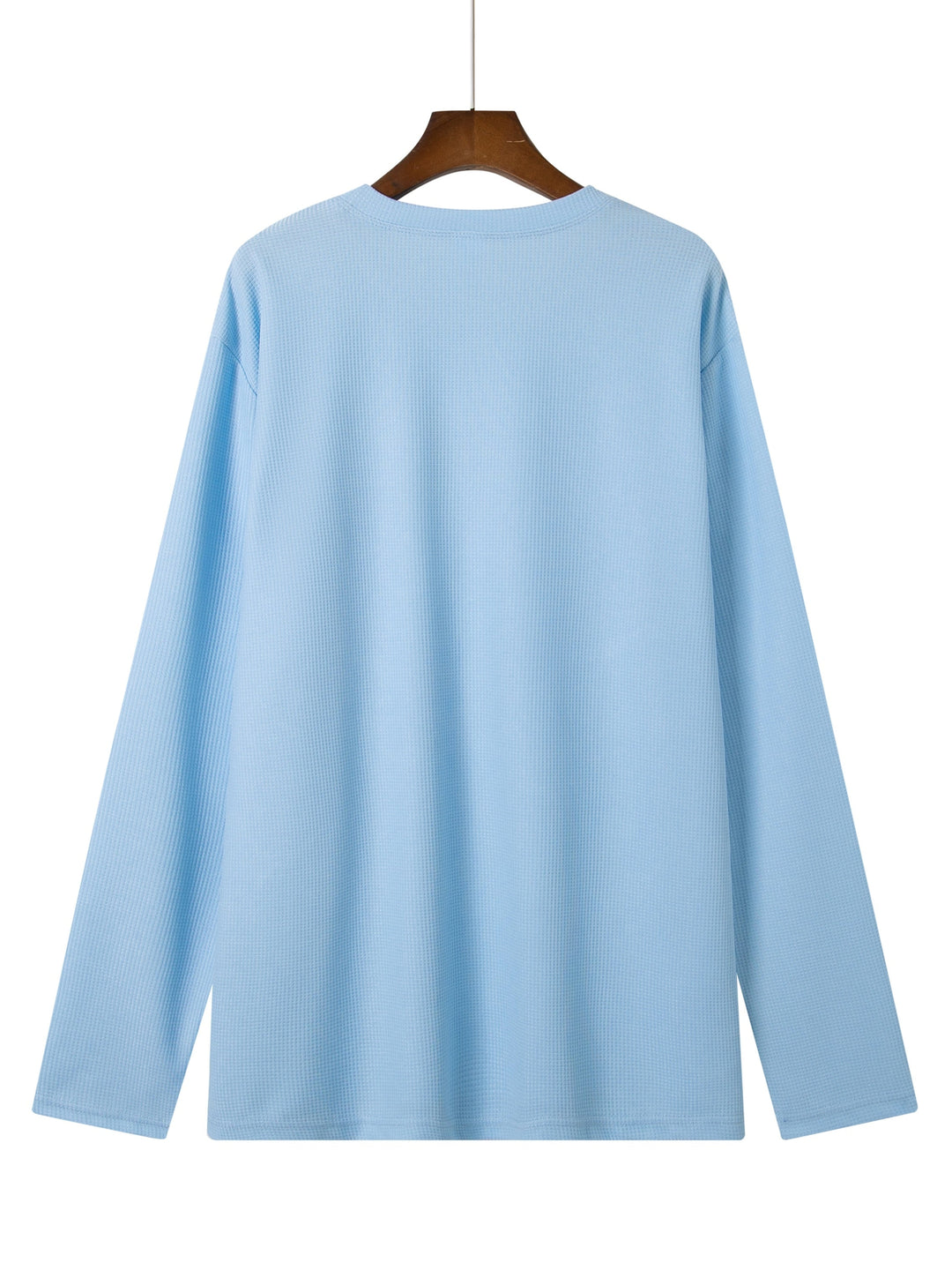 Frederick | Langarmshirt aus strukturiertem Waffelstrick - Image 28