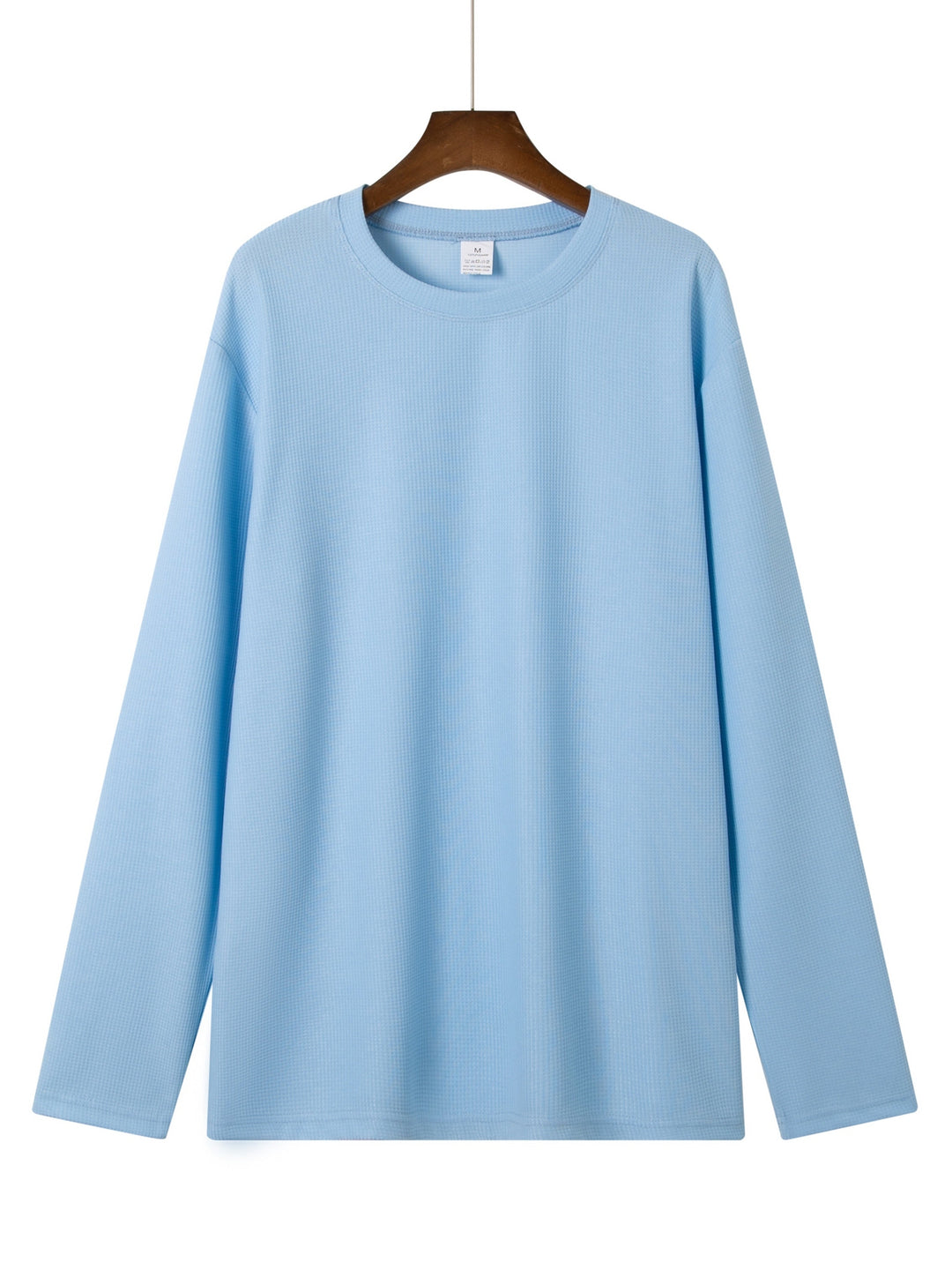 Frederick | Langarmshirt aus strukturiertem Waffelstrick - Image 27