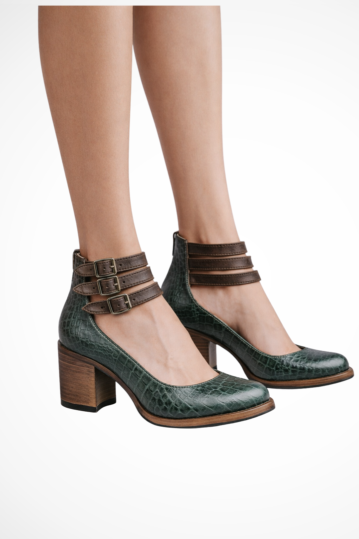 Florenza - Damen Riemchen Sandalen Mit Knöchelriemen