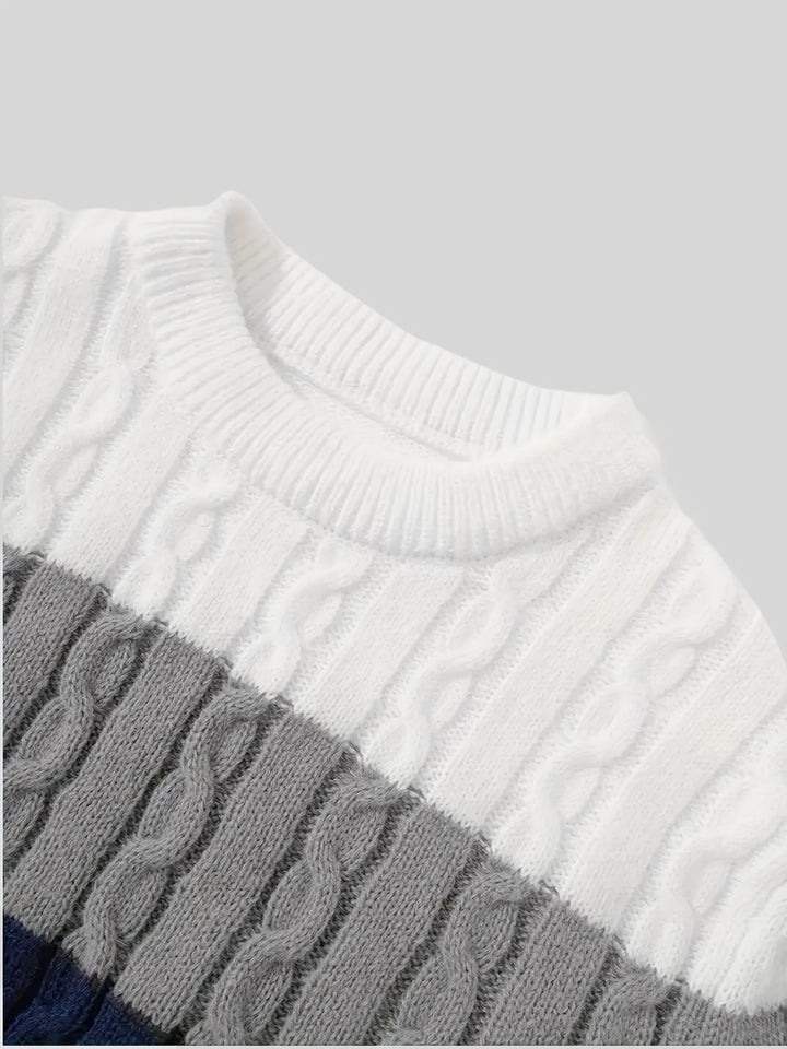Bradley | Strukturierter Zopfstrickpullover - Image 5