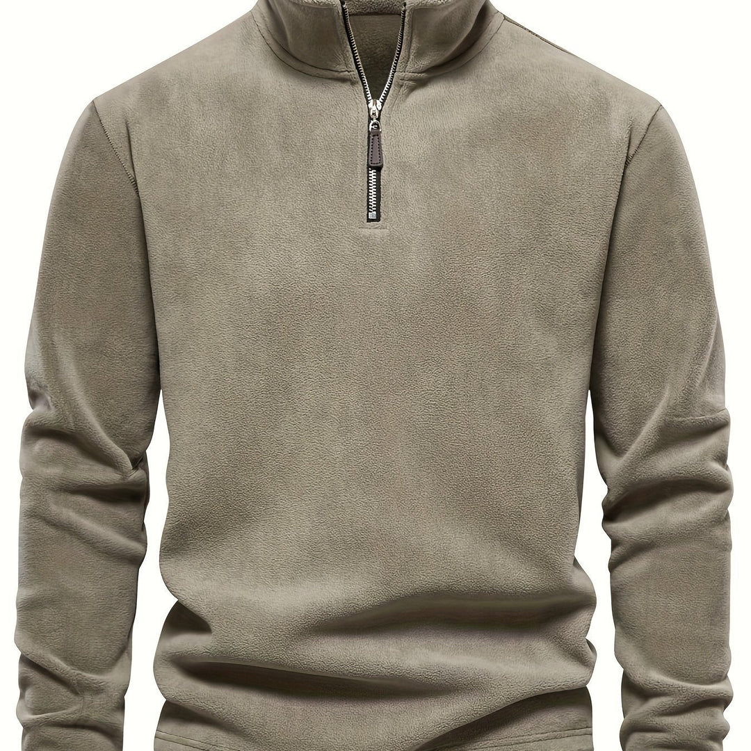 Herren Half Zip Pullover