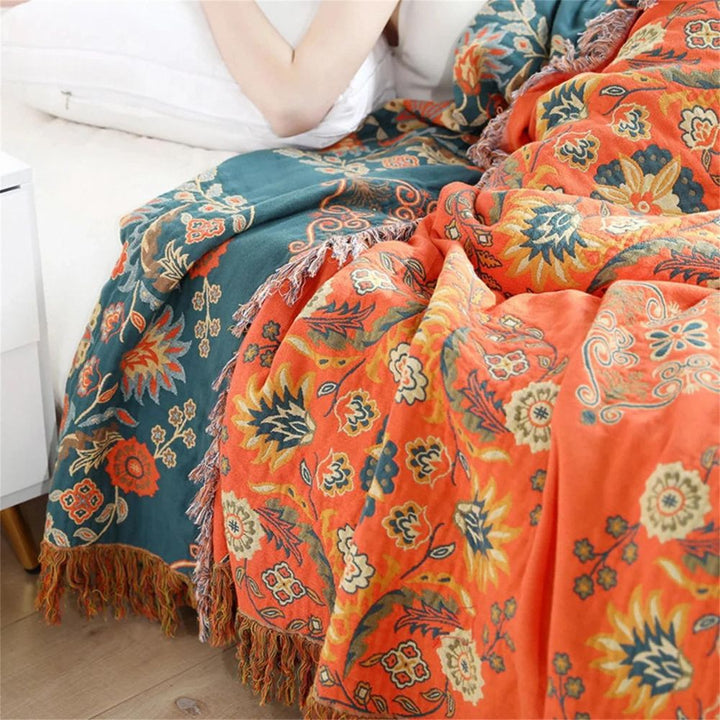 Reversible Blanket with Pattern | Decorative & Versatile