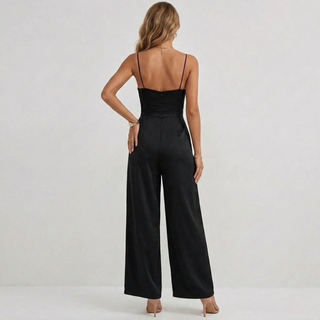 Modélira – Jumpsuit mit hoher Taille und Spaghettiträgern für Damen