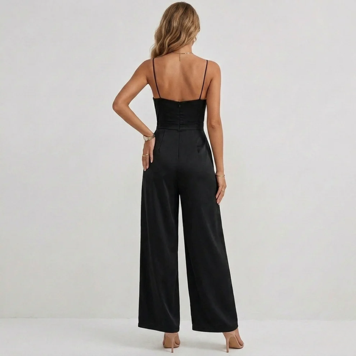 Modélira – Jumpsuit mit hoher Taille und Spaghettiträgern für Damen