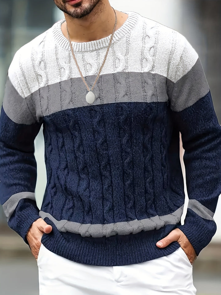 Bradley | Strukturierter Zopfstrickpullover - Image 2